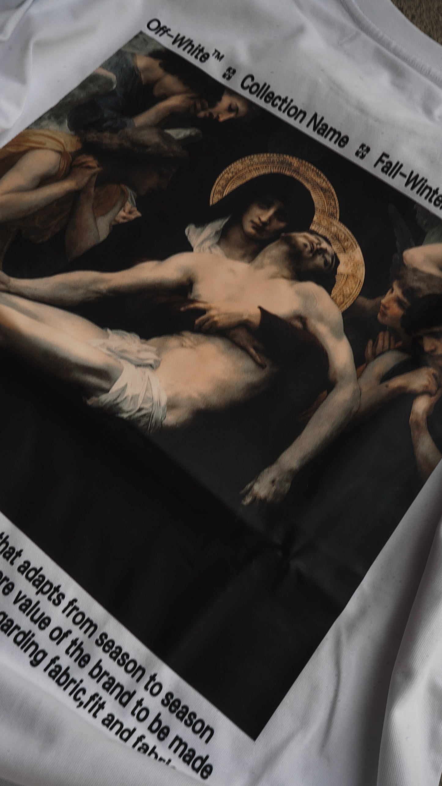 Off White / Guido Reni "Lamentation over the Dead Christ"