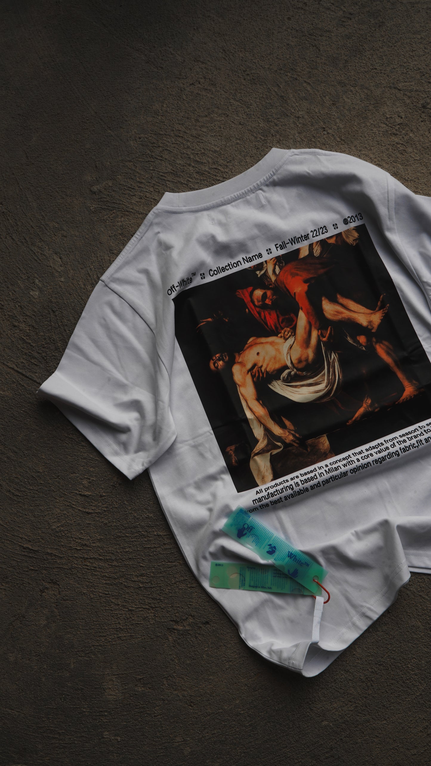 Off White / Caravaggio "The  Entombment of Christ"
