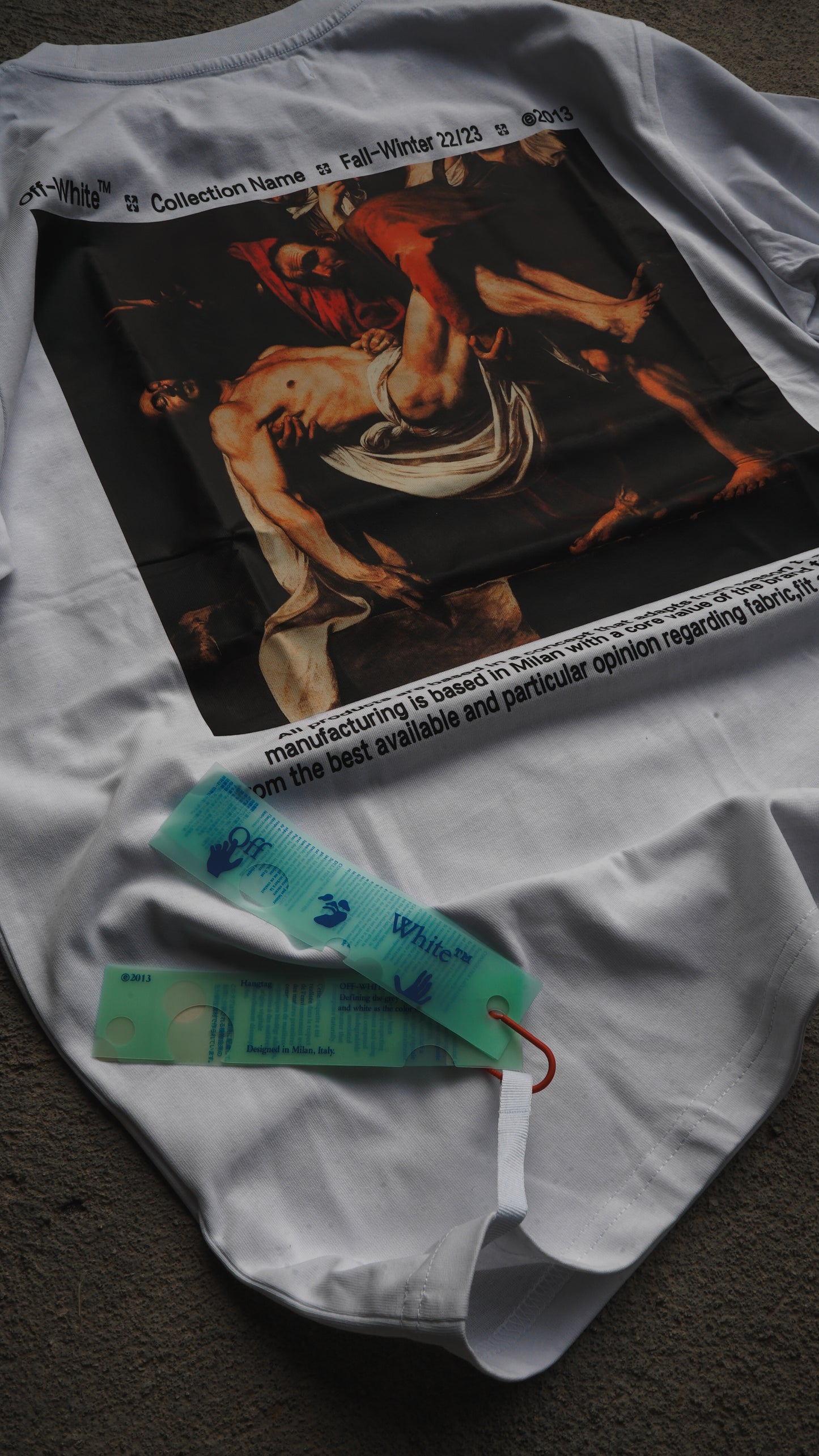 Off White / Caravaggio "The  Entombment of Christ"