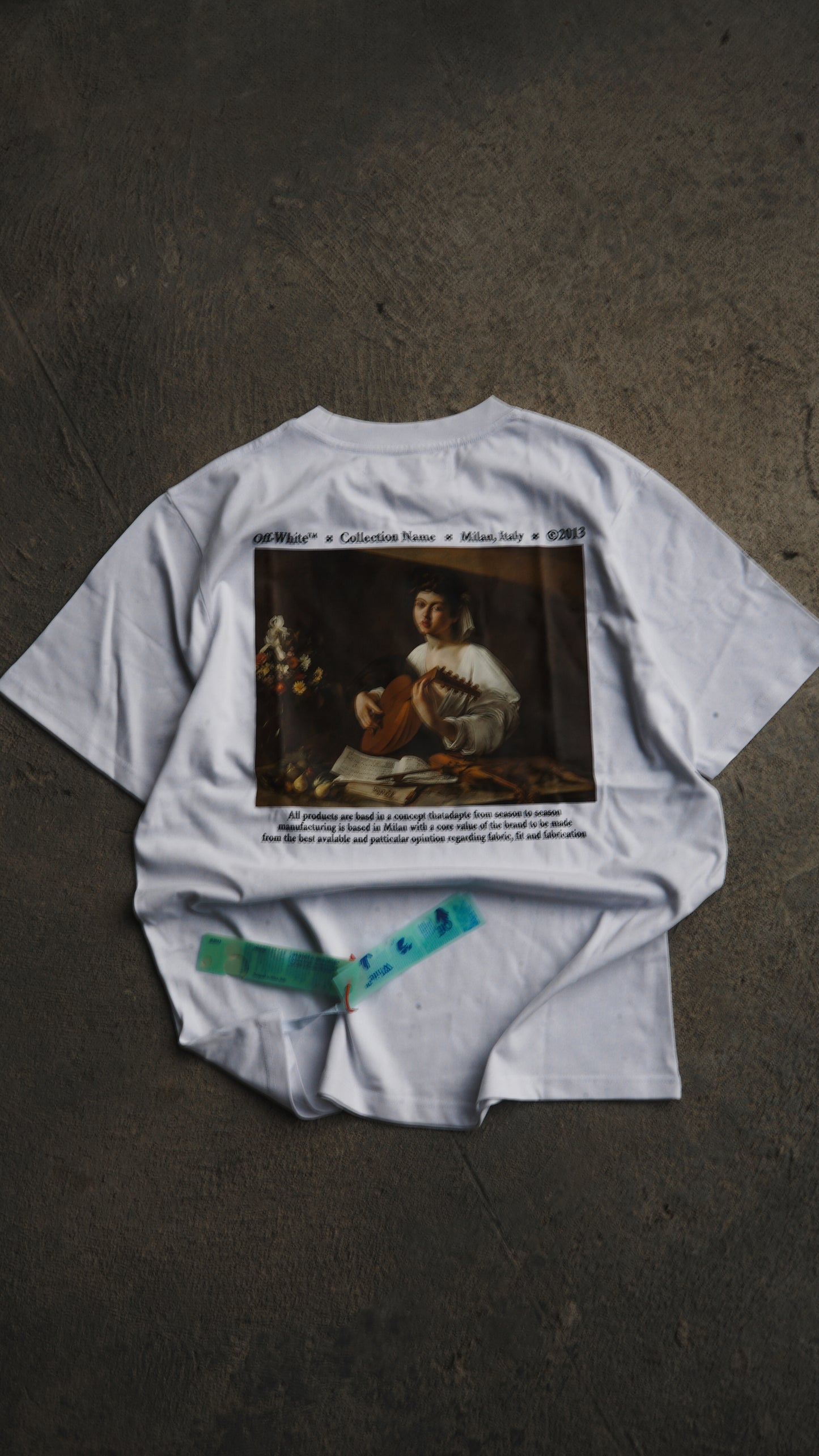 Off White / Caravaggio "The Lute Player"