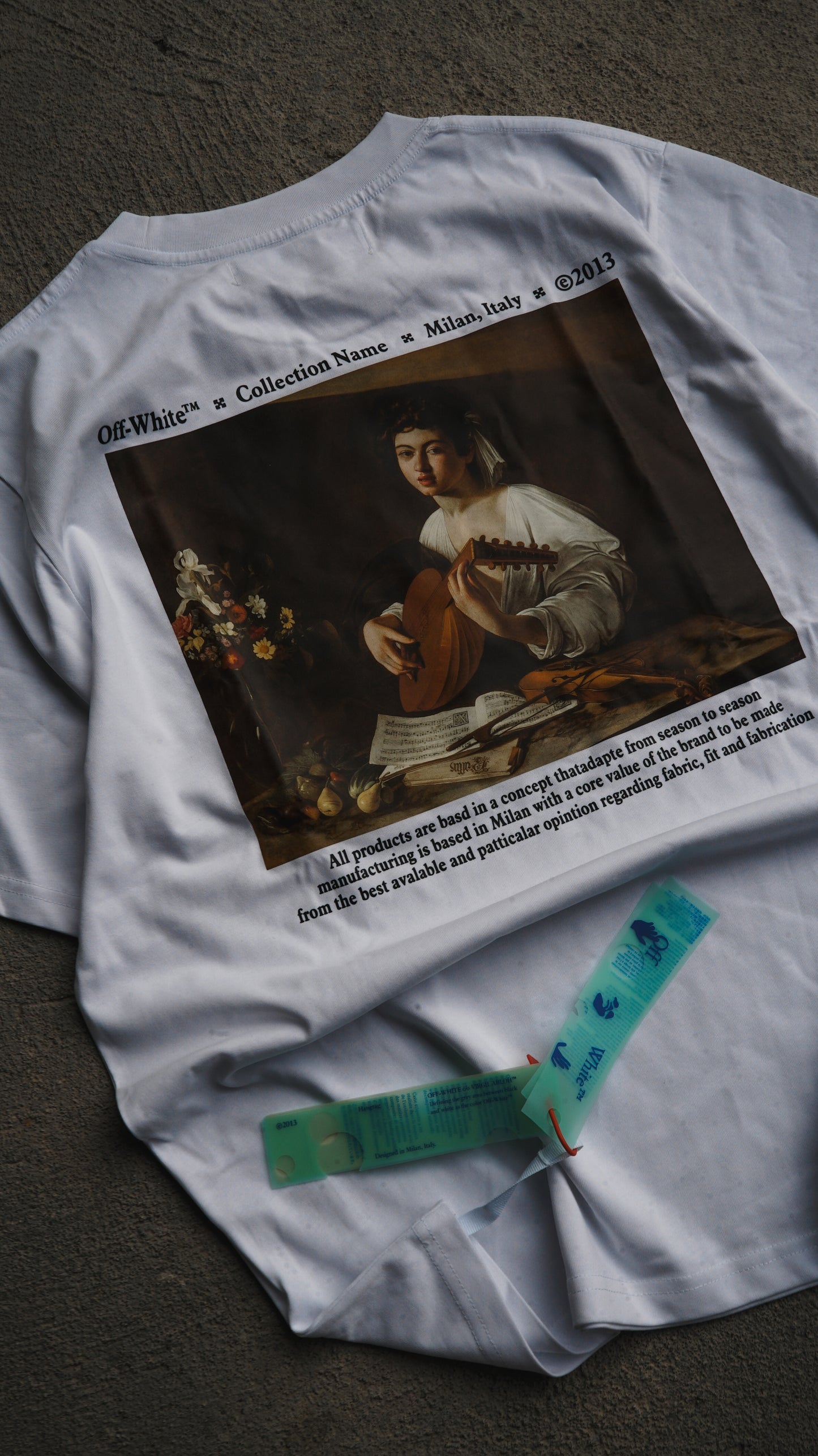 Off White / Caravaggio "The Lute Player"